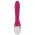 Javida - Vibrator met likfunctie en stootfunctie - silicone - paars