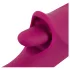Javida - Vibrator met likfunctie en stootfunctie - silicone - paars