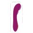 Javida - Opblaasbare vibrator met 2 standen (paars)