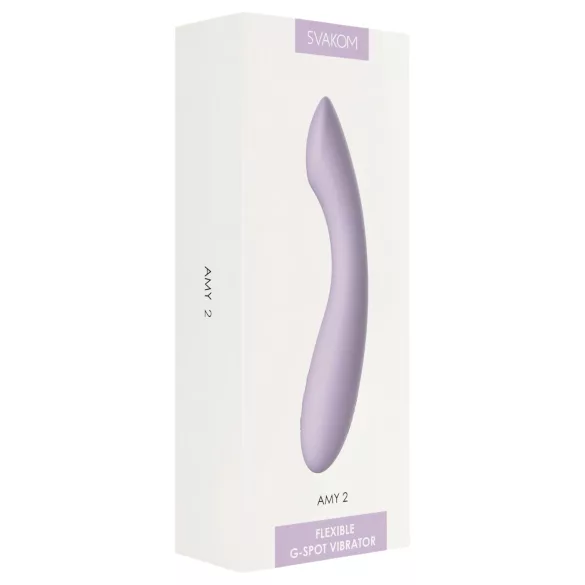 Svakom Amy 2 - G-spot vibrator - oplaadbaar waterdicht - paars