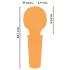 You2Toys - mini wand vibrator - oplaadbaar massage apparaat - geel