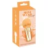 You2Toys - mini wand vibrator - oplaadbaar massage apparaat - geel