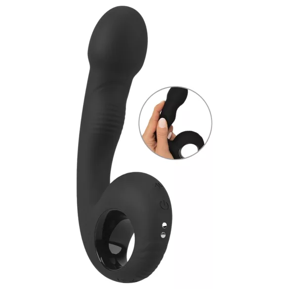 Black Velvets - G-spot en P-spot vibrator - zwart