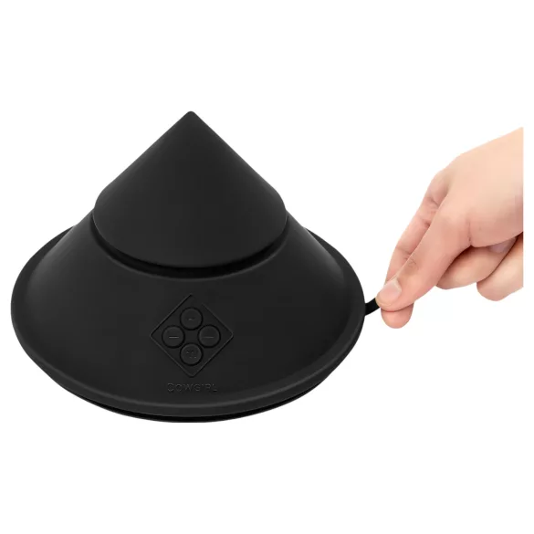 The Cowgirl Cone - slimme seksspeeltje / sexmachine met verschillende opzetstukken (zwart)