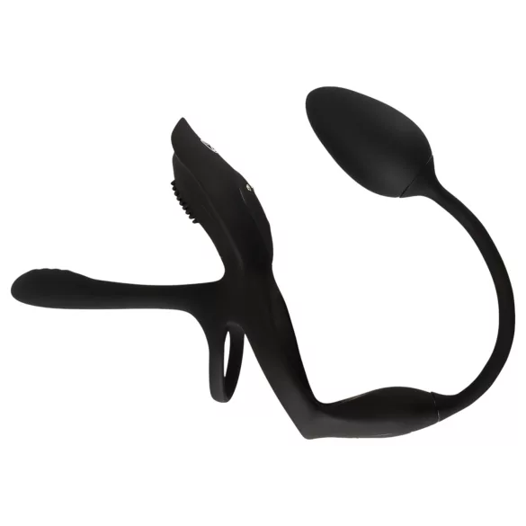 Couples Choice - vibrerende cockring - multifunctioneel - zwart