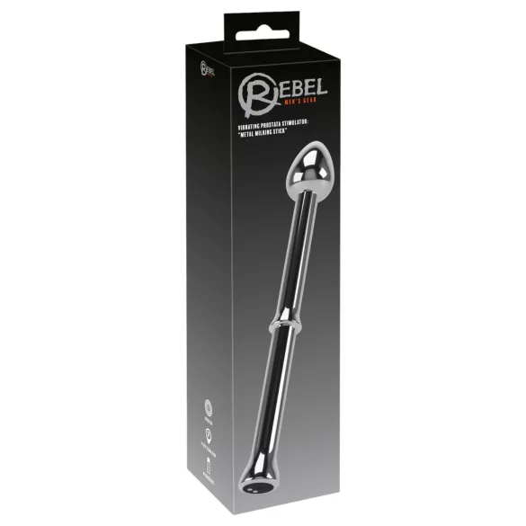 Rebel - metalen prostaatvibrator (zilver)