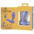 Smile - vibrerende buttplug - siliconen - blauw