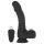 Naked Addiction - realistische roterende stoot vibrator - zwart