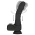 Naked Addiction - realistische roterende stoot vibrator - zwart