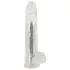 Crystal - Vibrator met zuignap (transparant)