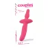 Couples Choice - vibrator en buttplug 2in1 - siliconen - roze