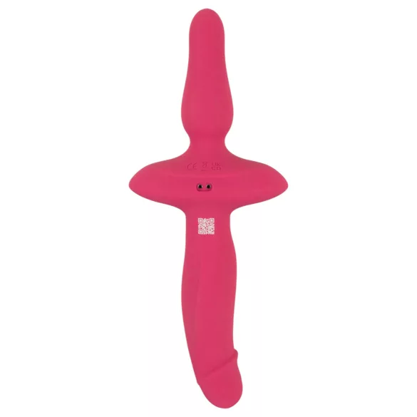 Couples Choice - vibrator en buttplug 2in1 - siliconen - roze