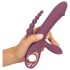 You2Toys - Oplaadbare drievoudige vibrator (paars)