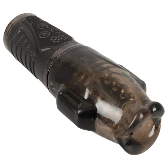 Stroker - automatische zuigende en vibrerende masturbator - grijs