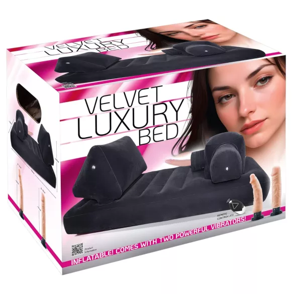 You2Toys Velvet Luxury - sexmachine met ingebouwd bed - zwart
