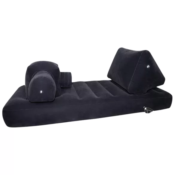 You2Toys Velvet Luxury - sexmachine met ingebouwd bed - zwart
