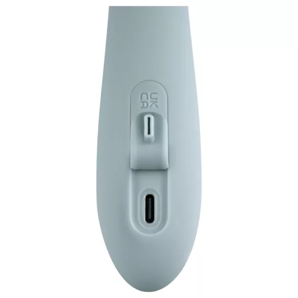 Svakom Chika - App-gestuurde vibrator met clitorisstimulator (grijs)