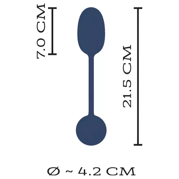 You2Toys - Vibratie-ei met afstandsbediening - zwart