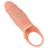 Realistixxx - penis sleeve met cockring en vibratie - naturaalkleurig