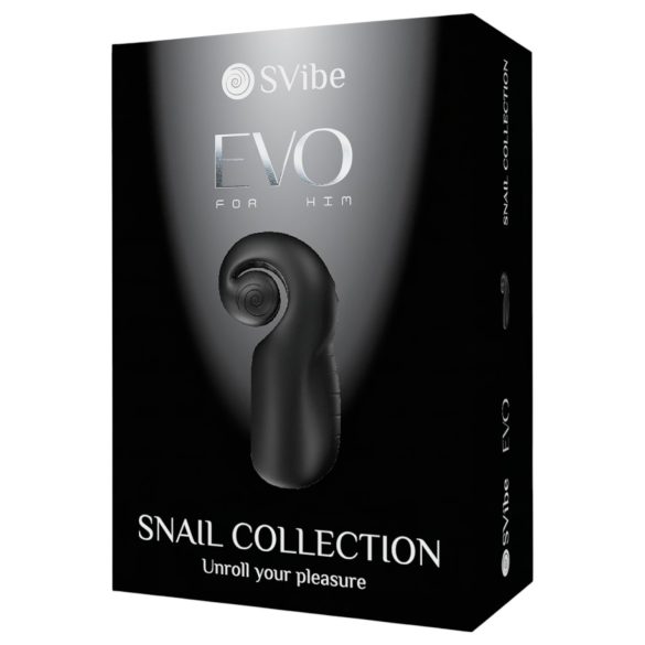 SVibe EVO - masturbator - oplaadbaar waterdicht - zwart