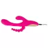 SMILE - drievoudige vibrator met tong (roze)