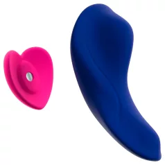 Smile - vibrerende slip met afstandsbediening - blauw