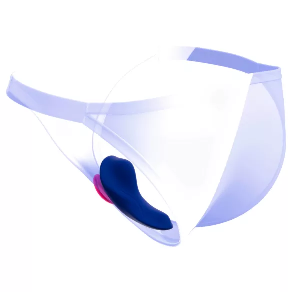 Smile - vibrerende slip met afstandsbediening - blauw