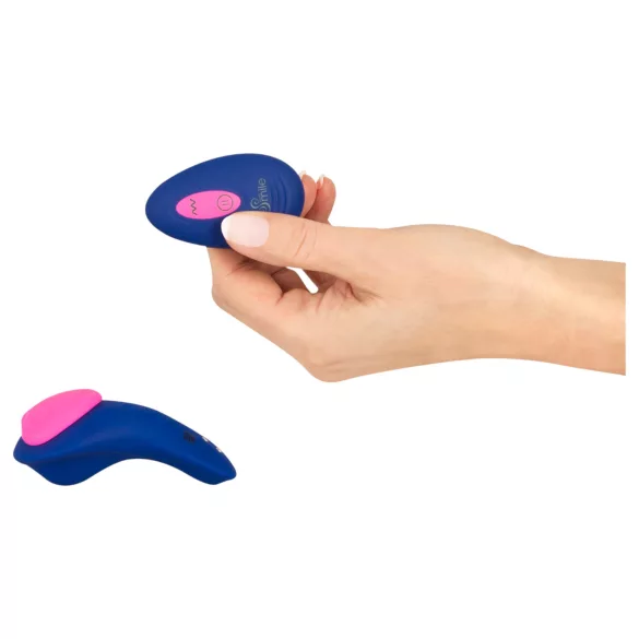 Smile - vibrerende slip met afstandsbediening - blauw