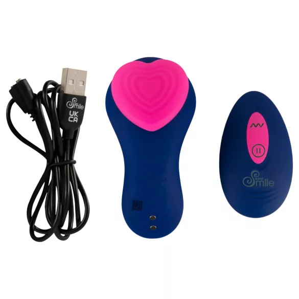 Smile - vibrerende slip met afstandsbediening - blauw