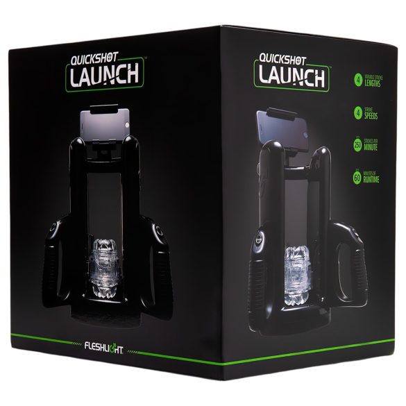 Fleshlight Quickshot Launch - masturbator adapter - zwart