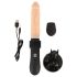 You2Toys RC Seks Machine Vleeskleur - stuwende vibrator (zwart)