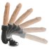 You2Toys RC Seks Machine Vleeskleur - stuwende vibrator (zwart)