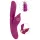 Javida - 4-in-1 G-spot en clitoris vibrator - siliconen - paars