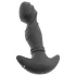 ANOS - prostaat vibrator met bewegende ring - siliconen zwart