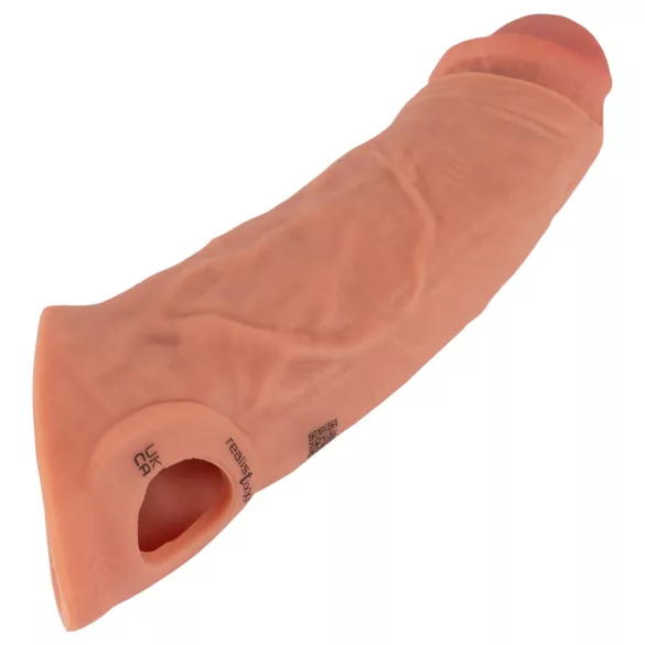 Realistixxx - vibrerende penishuls met afstandsbediening - huidkleur - 20cm