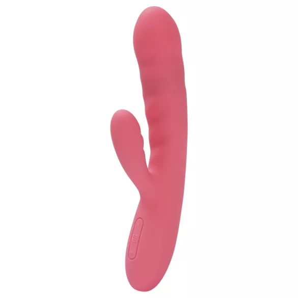 Svakom Avery - oplaadbare rabbit vibrator met stootfunctie - siliconen - roze