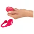 Beau Coeur Koral - draagbaar vibrerend eitje met afstandsbediening (roze)