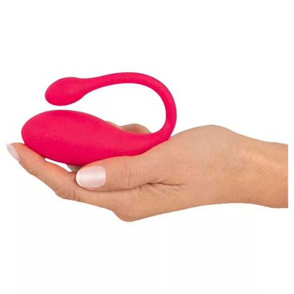 Beau Coeur Koral - draagbaar vibrerend eitje met afstandsbediening (roze)