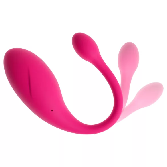 Beau Coeur Koral - draagbaar vibrerend eitje met afstandsbediening (roze)