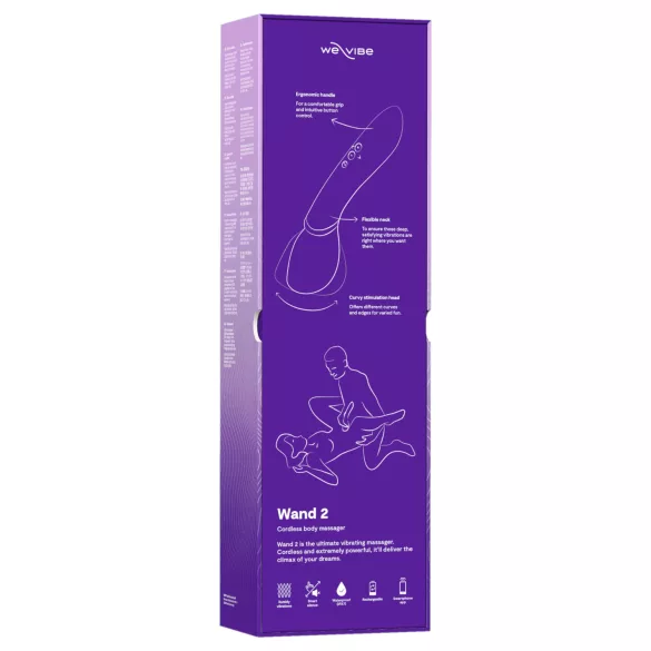 We-Vibe Wand 2 - krachtige massage vibrator - oplaadbaar