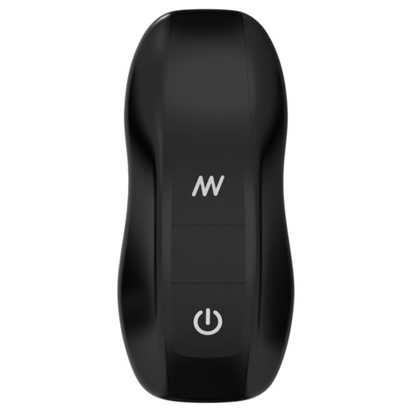 ANOS - vibrerende buttplug set - siliconen - zwart