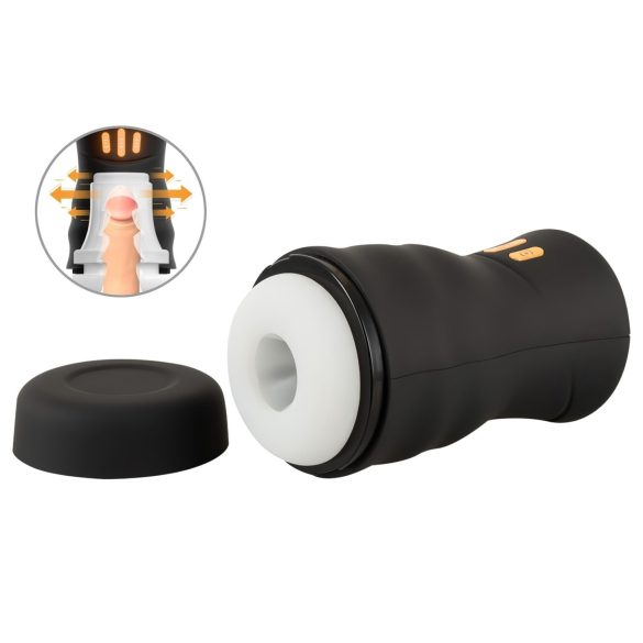 You2Toys Gyro - roterende, vibrerende masturbator (zwart)