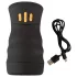 You2Toys Gyro - automatische draaiende en vibrerende masturbator - zwart