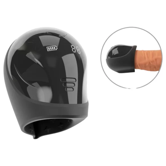 Rebel - eikel vibrator - waterdicht - zwart