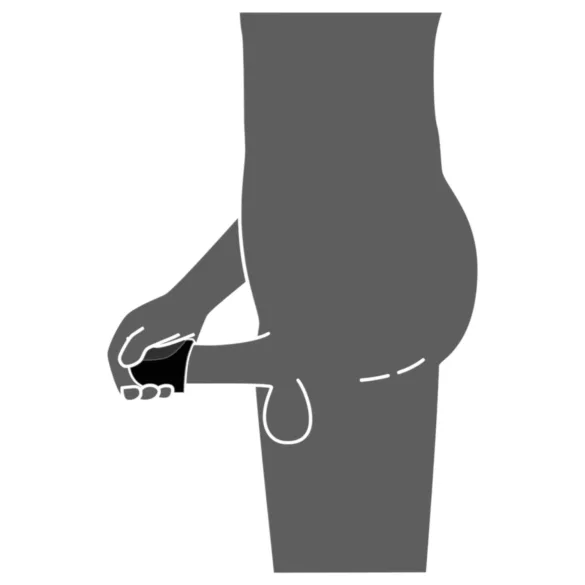 Rebel - eikel vibrator - waterdicht - zwart