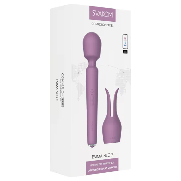 Svakom Emma Neo 2 - slimme massage vibrator (paars)