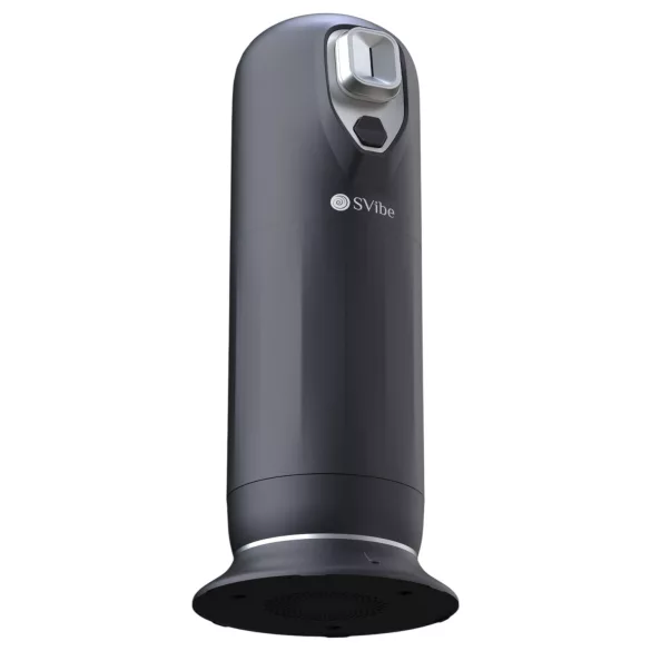 Snail Vibe Jet - automatische masturbator met verwarmingsfunctie - zwart