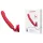Lovense Mission 2 - App-gestuurde vibrator met zuignap (rood)