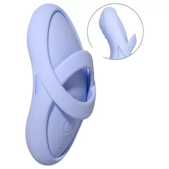 Svakom Echo 2 - vinger vibrator - bluetooth - siliconen - blauw