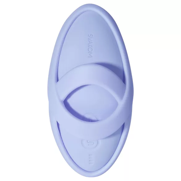 Svakom Echo 2 - vinger vibrator - bluetooth - siliconen - blauw